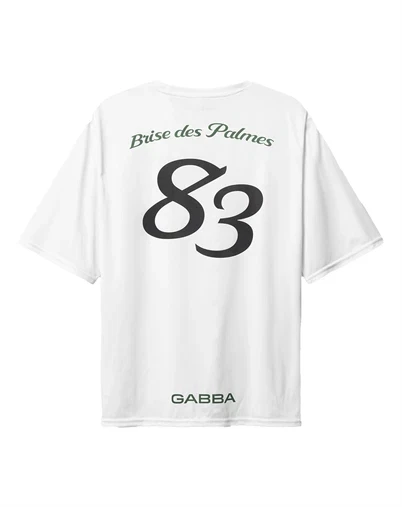 Gabba - Nigel Fut Boxy Pes T-Shirt - White